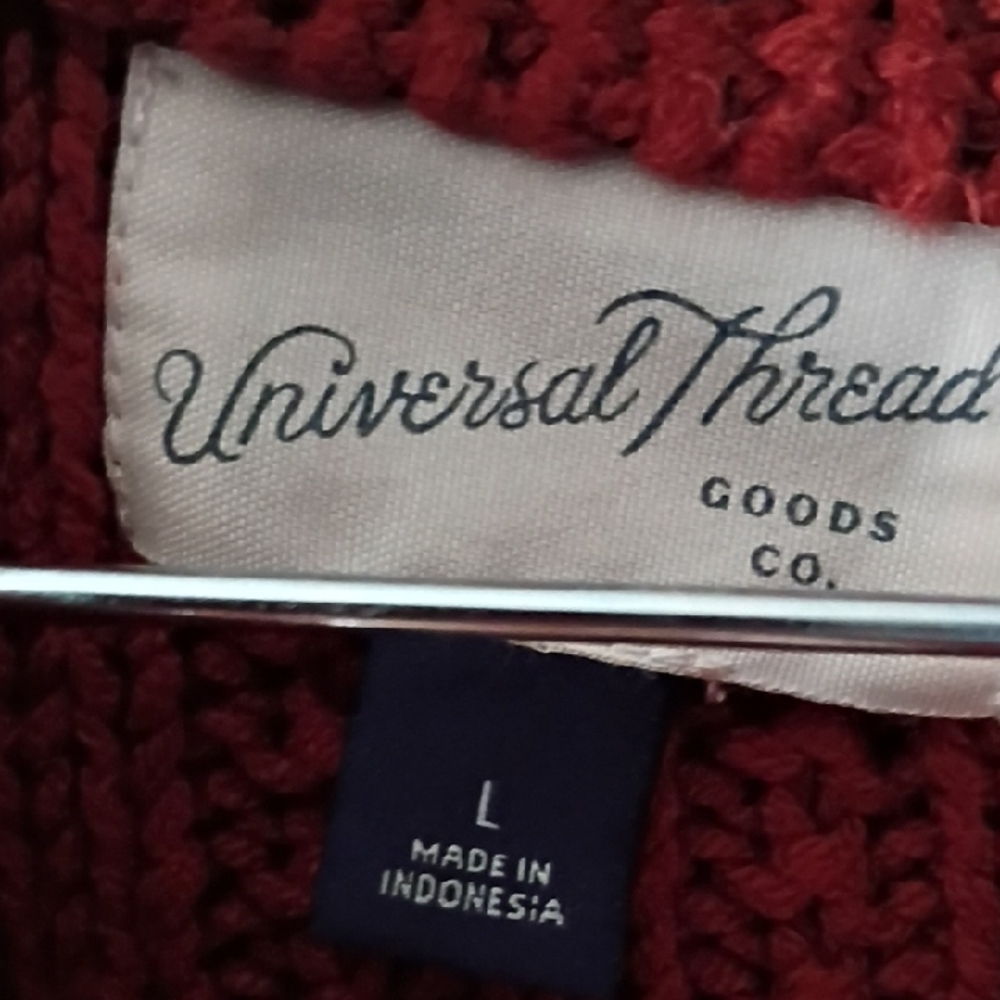 Universal Thread Burnt Red Crew Neck Sweater - image 5